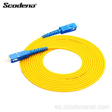 Cable de conexión de fibra óptica SC-SC OEM de fábrica profesional para solución de red